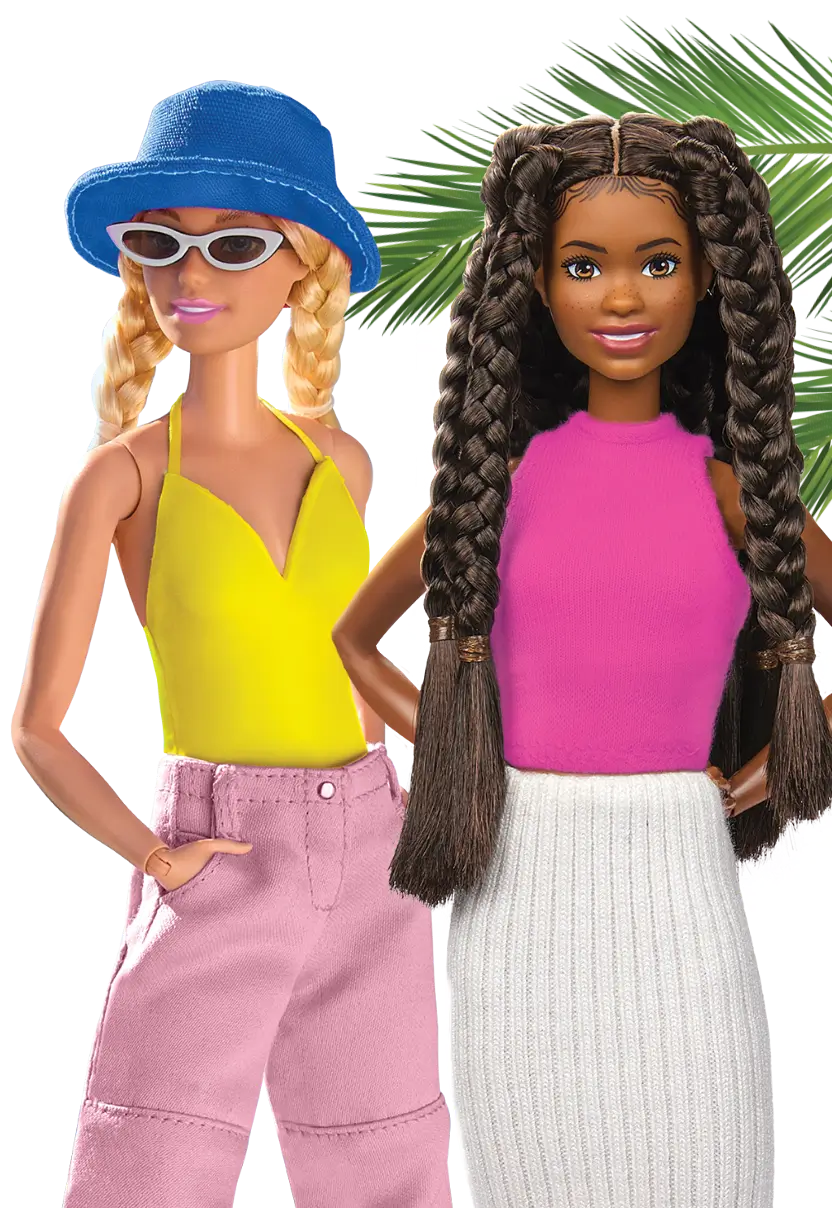 Barbies ready for the beach