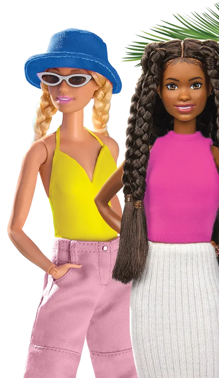 Barbies prêtes pour la plage
